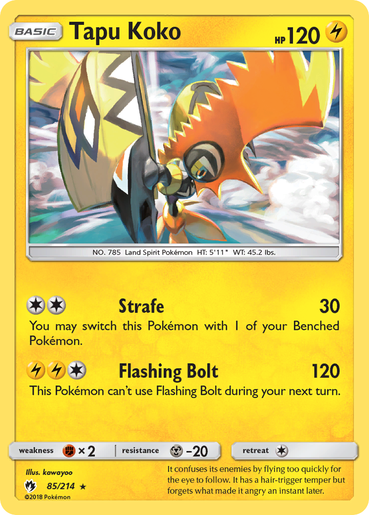 Tapu Koko (85/214) [Sun & Moon: Lost Thunder] | Silver Goblin