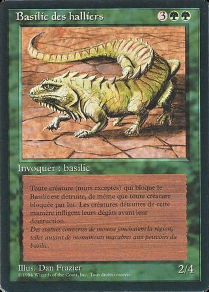 Thicket Basilisk [Foreign Black Border] | Silver Goblin