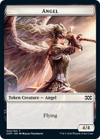 Angel // Treasure Double-Sided Token [Double Masters Tokens] | Silver Goblin