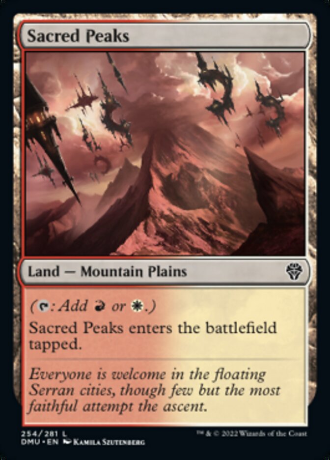 Sacred Peaks [Dominaria United] | Silver Goblin