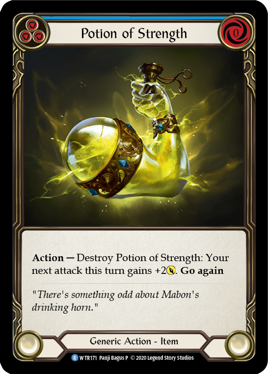 Potion of Strength [U-WTR171] (Welcome to Rathe Unlimited)  Unlimited Rainbow Foil | Silver Goblin
