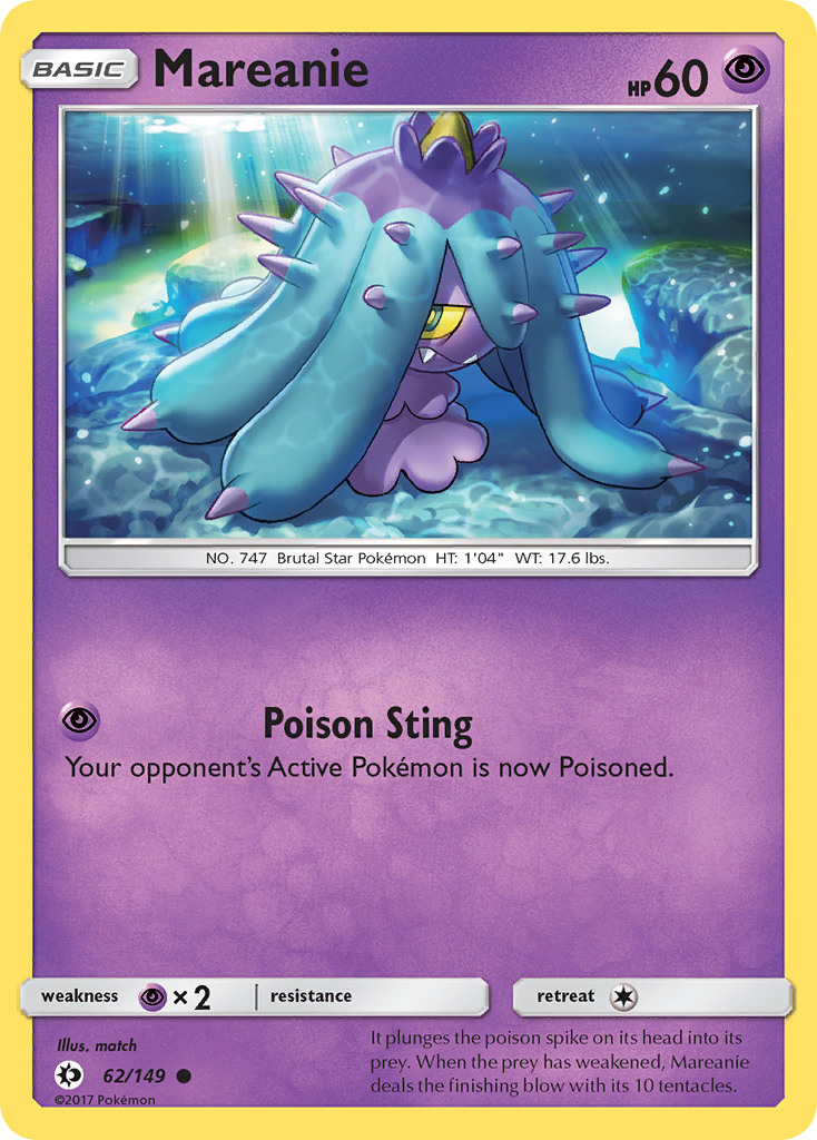 Mareanie (62/149) [Sun & Moon: Base Set] | Silver Goblin