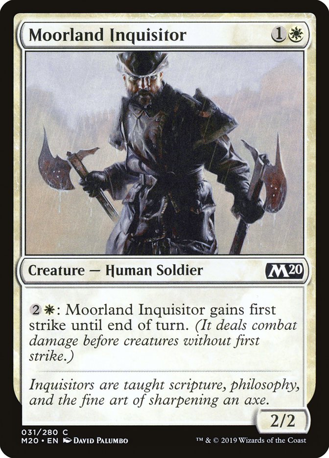 Moorland Inquisitor [Core Set 2020] | Silver Goblin