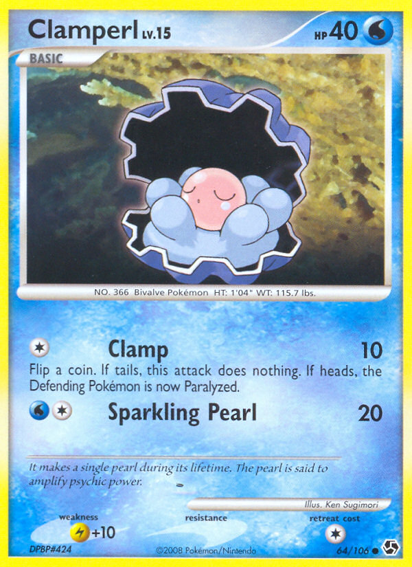 Clamperl (64/106) [Diamond & Pearl: Great Encounters] | Silver Goblin