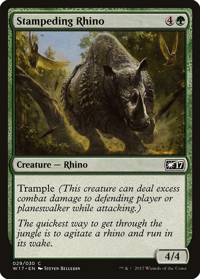 Stampeding Rhino [Welcome Deck 2017] | Silver Goblin