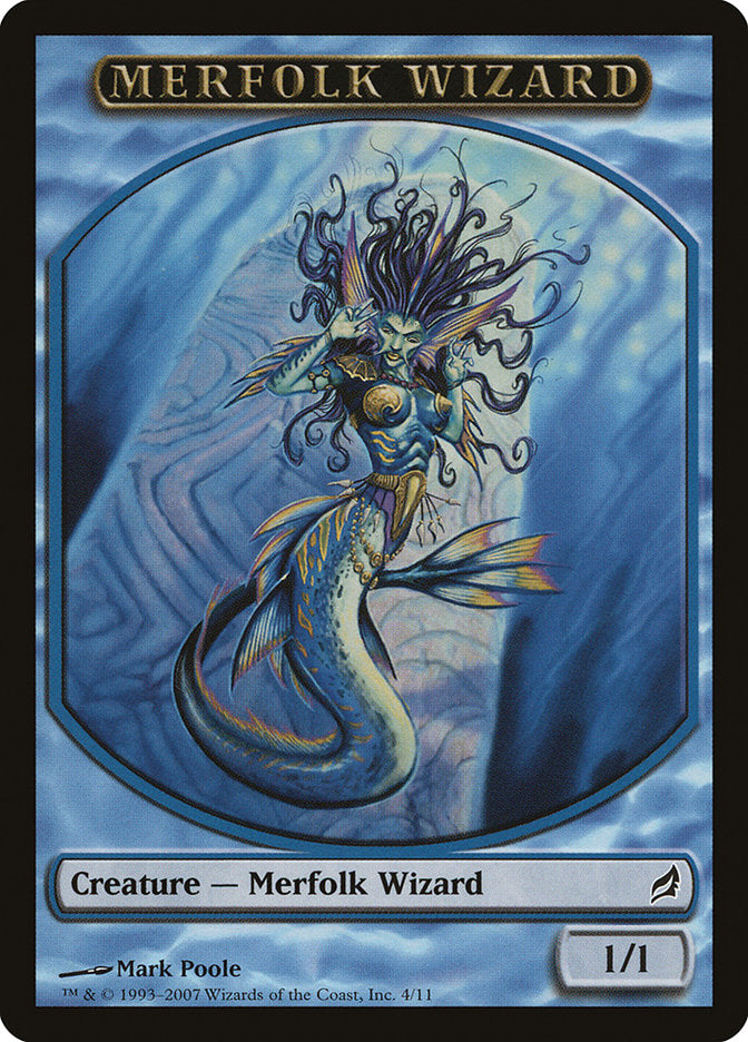 Merfolk Wizard Token [Lorwyn Tokens] | Silver Goblin