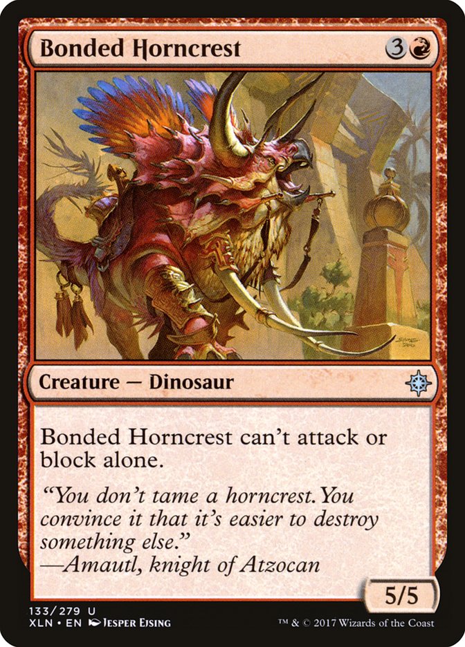 Bonded Horncrest [Ixalan] | Silver Goblin
