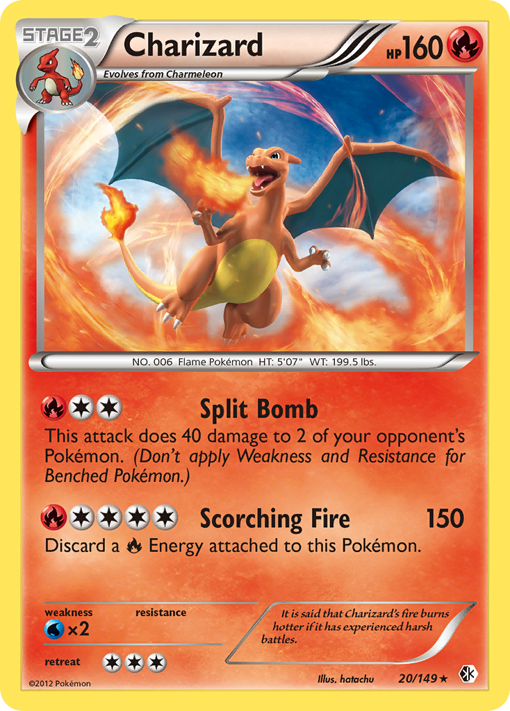 Charizard (20/149) [Black & White: Boundaries Crossed] | Silver Goblin