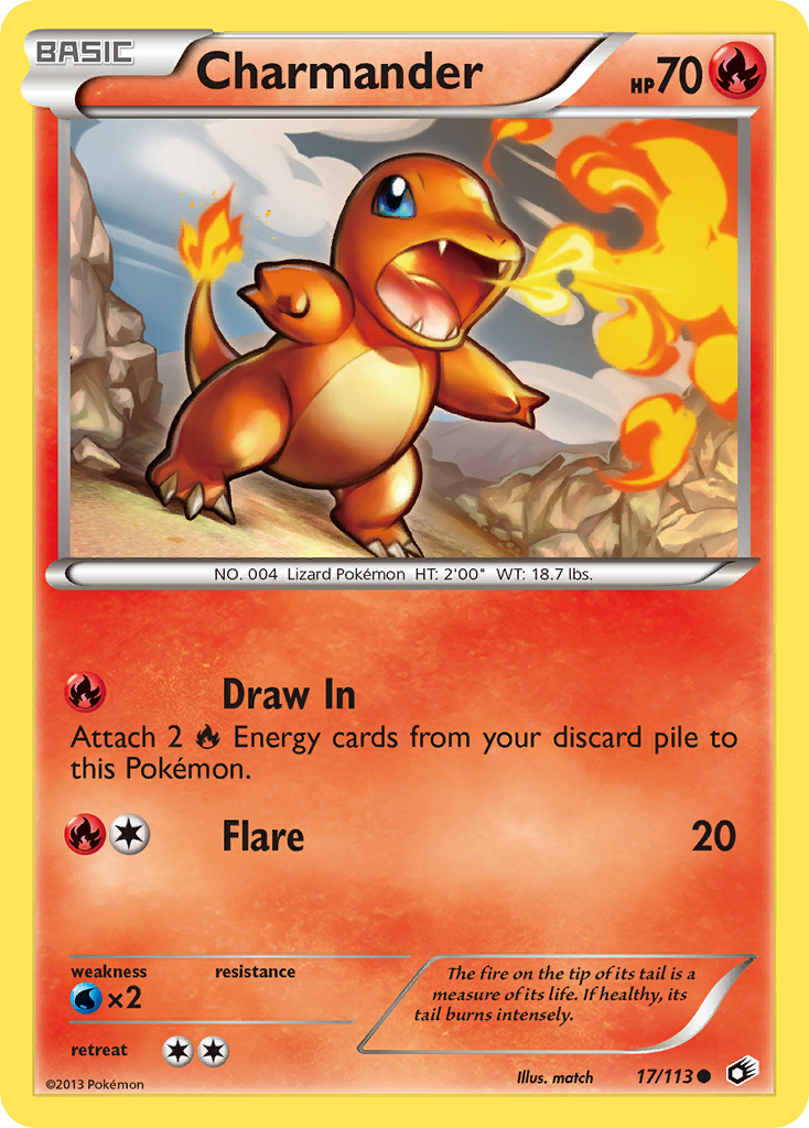 Charmander (17/113) [Black & White: Legendary Treasures] | Silver Goblin