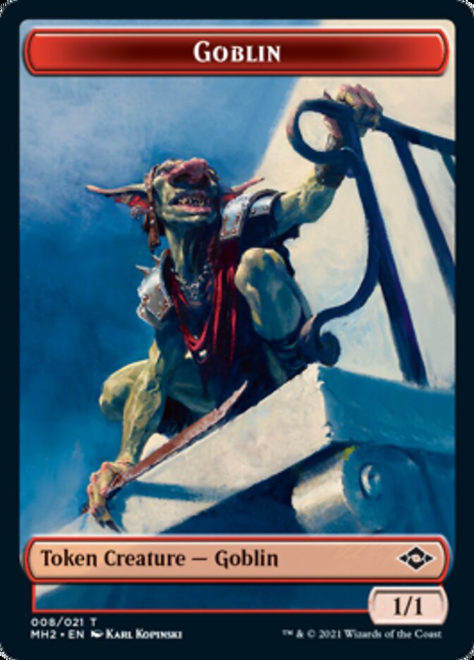 Clue (14) // Goblin Double-Sided Token [Modern Horizons 2 Tokens] | Silver Goblin