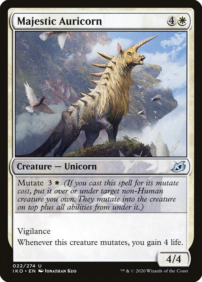 Majestic Auricorn [Ikoria: Lair of Behemoths] | Silver Goblin