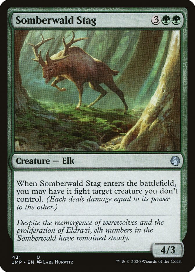 Somberwald Stag [Jumpstart] | Silver Goblin