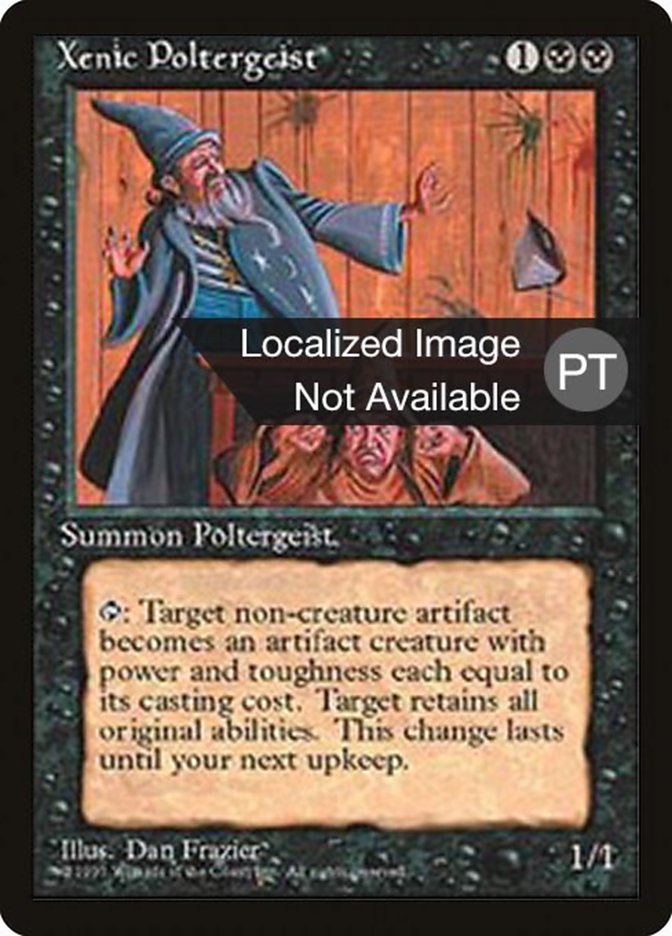 Xenic Poltergeist [Fourth Edition (Foreign Black Border)] | Silver Goblin