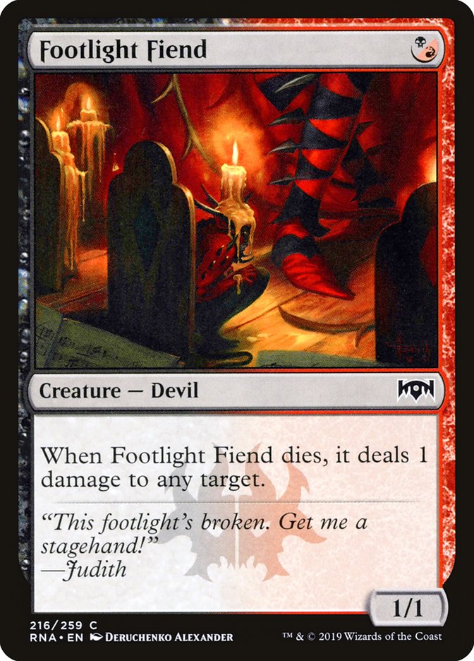 Footlight Fiend [Ravnica Allegiance] | Silver Goblin
