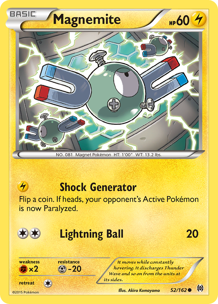 Magnemite (52/162) [XY: BREAKthrough] | Silver Goblin