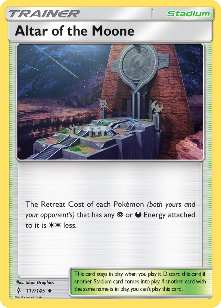 Altar of the Moone (117/145) [Sun & Moon: Guardians Rising] | Silver Goblin