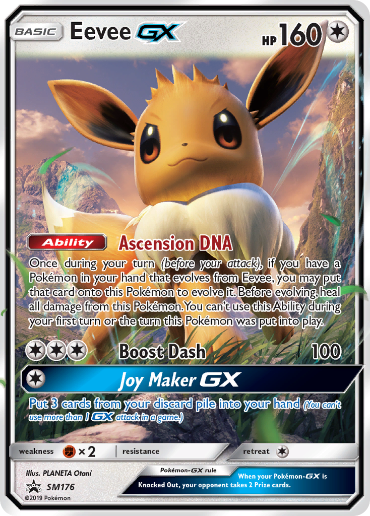 Eevee GX (SM176) (Jumbo Card) [Sun & Moon: Black Star Promos] | Silver Goblin