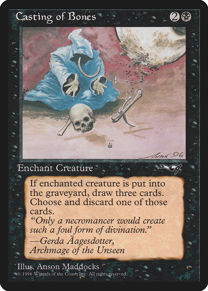 Casting of Bones (Skull on Ground) [Alliances] | Silver Goblin