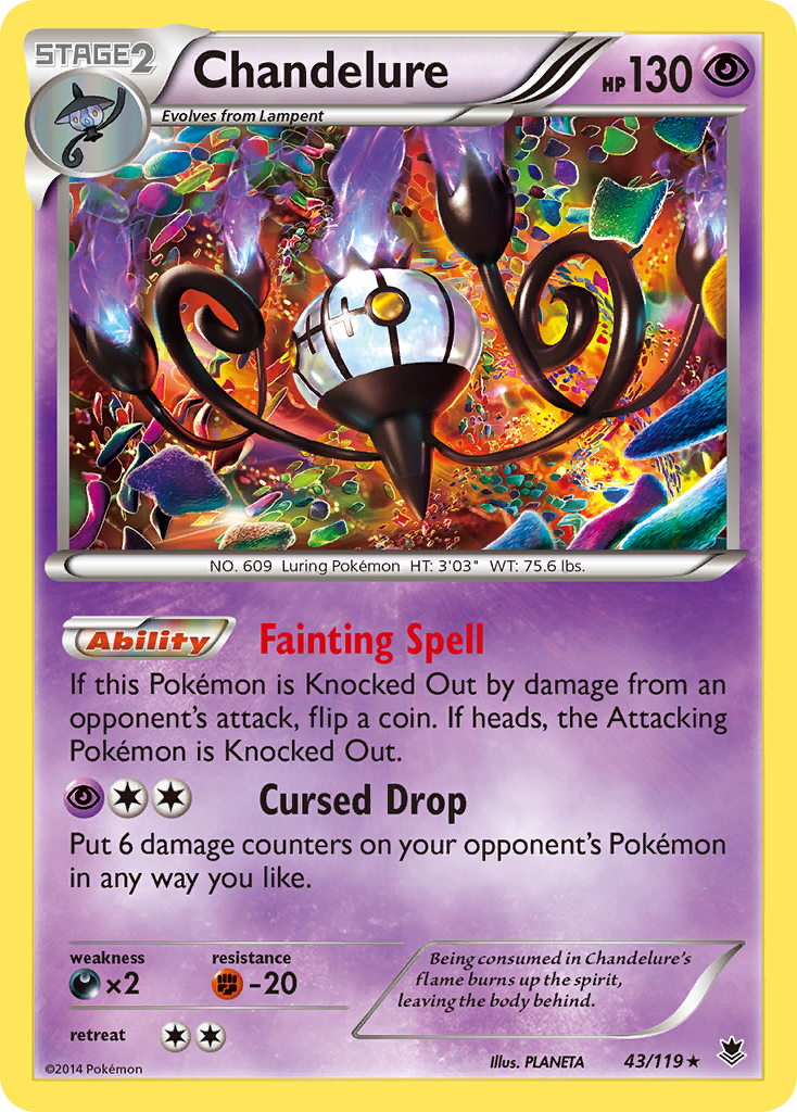 Chandelure (43/119) [XY: Phantom Forces] | Silver Goblin