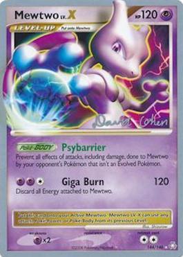 Mewtwo LV.X (144/146) (Stallgon - David Cohen) [World Championships 2009] | Silver Goblin