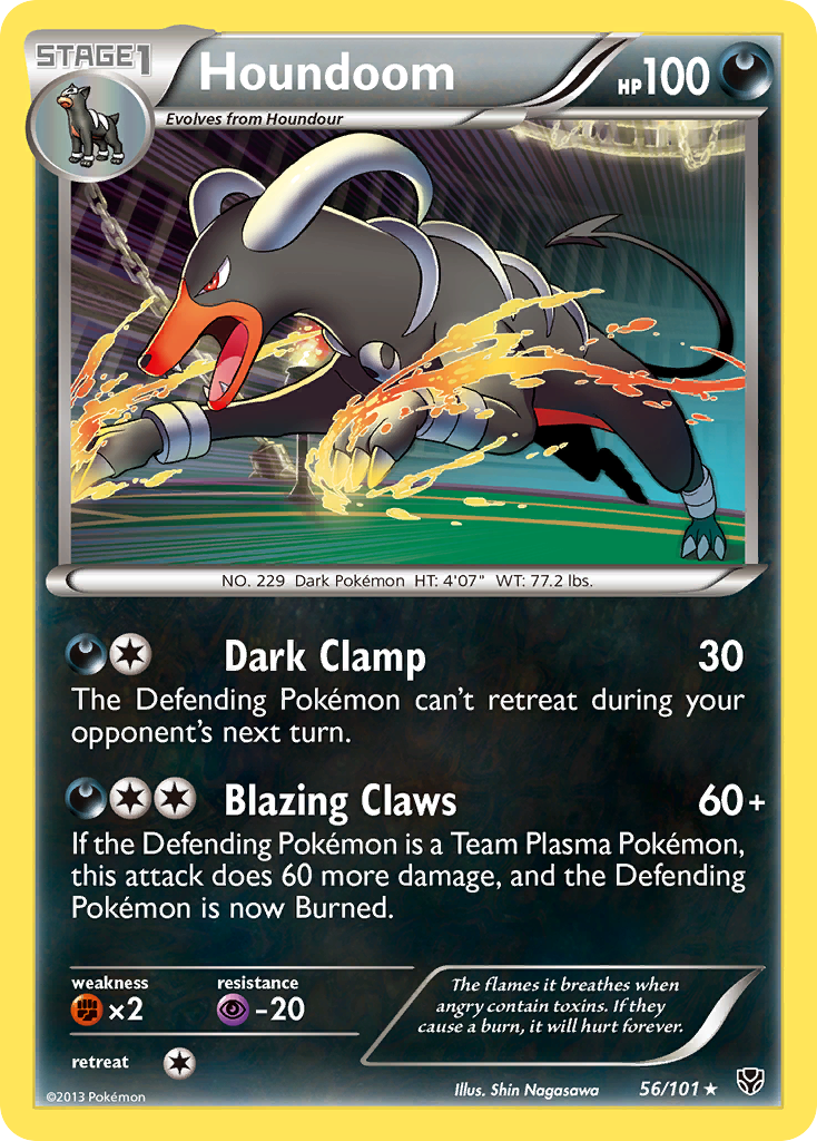 Houndoom (56/101) [Black & White: Plasma Blast] | Silver Goblin