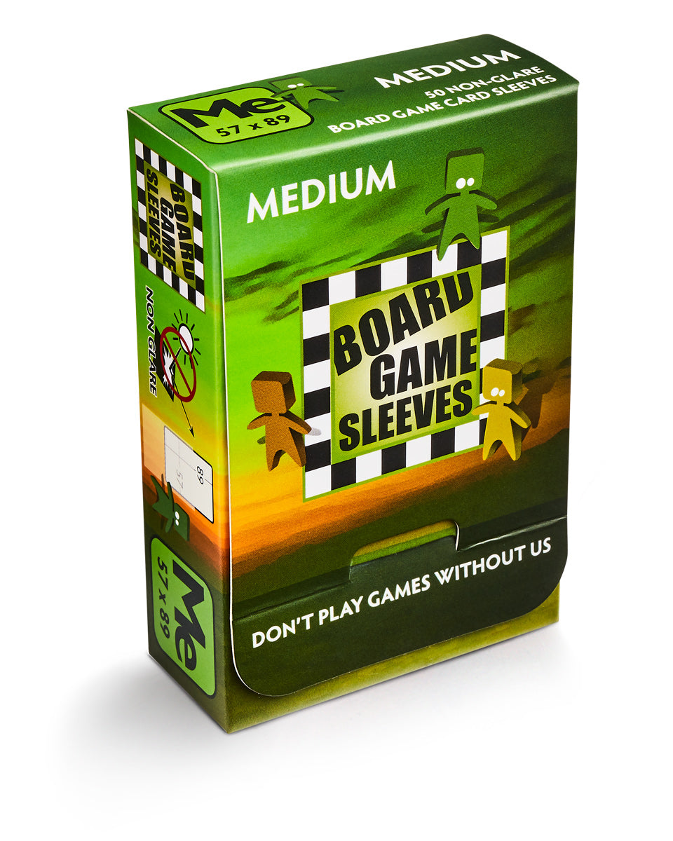 Board Game Sleeves Medium Non-Glare [50ct] | Silver Goblin