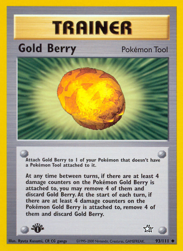 Gold Berry (93/111) [Neo Genesis 1st Edition] | Silver Goblin