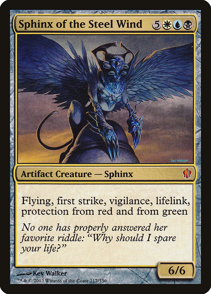 Sphinx of the Steel Wind [Commander 2013] | Silver Goblin