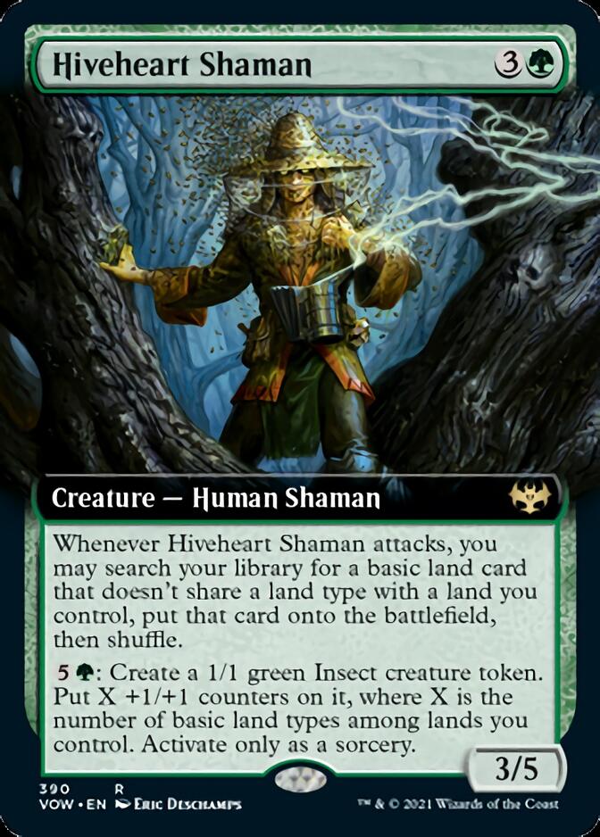 Hiveheart Shaman (Extended Art) [Innistrad: Crimson Vow] | Silver Goblin