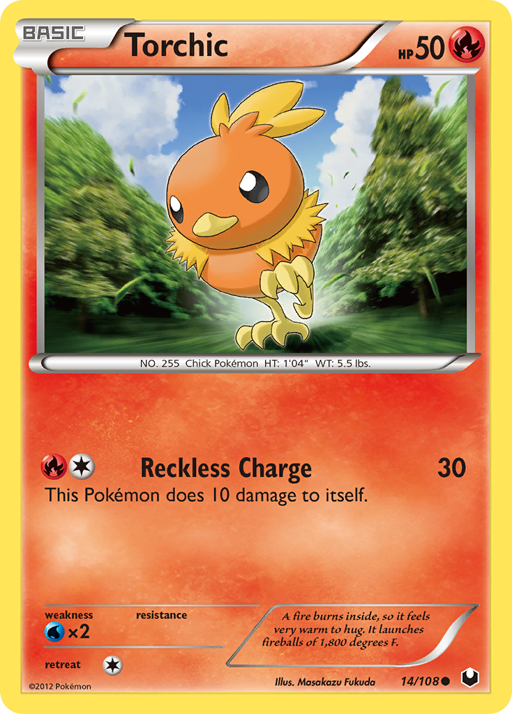 Torchic (14/108) [Black & White: Dark Explorers] | Silver Goblin