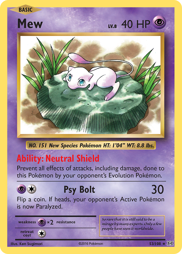 Mew (53/108) [XY: Evolutions] | Silver Goblin