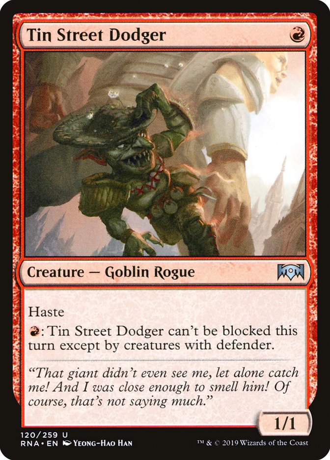 Tin Street Dodger [Ravnica Allegiance] | Silver Goblin