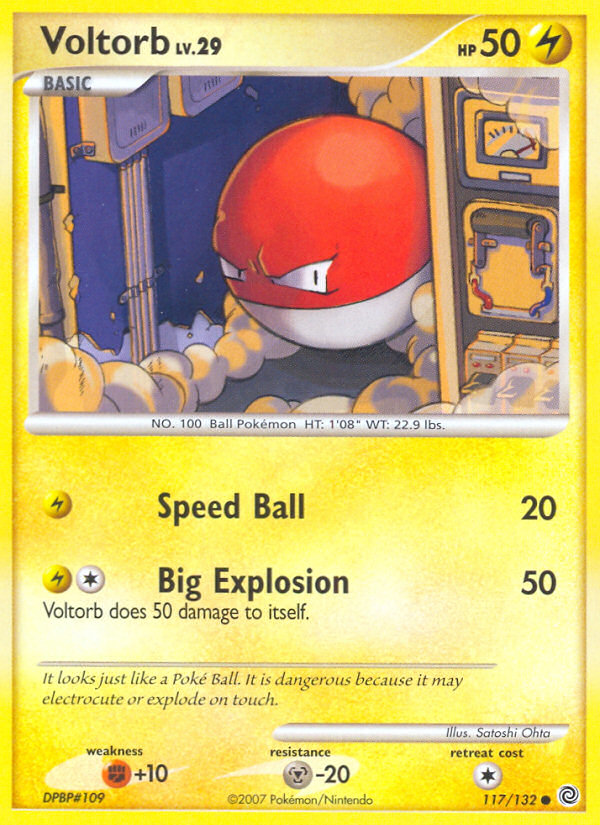 Voltorb (117/132) [Diamond & Pearl: Secret Wonders] | Silver Goblin