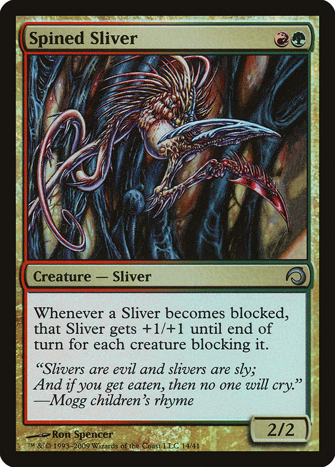 Spined Sliver [Premium Deck Series: Slivers] | Silver Goblin
