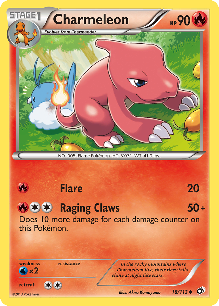 Charmeleon (18/113) [Black & White: Legendary Treasures] | Silver Goblin