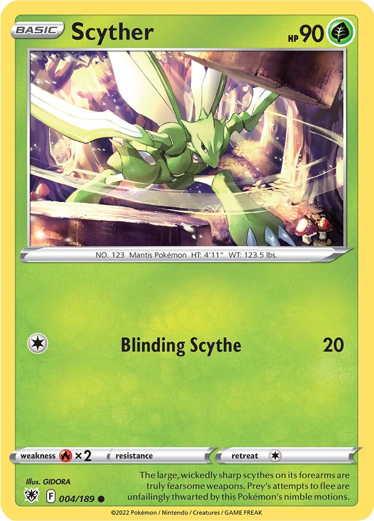 Scyther (004/189) [Sword & Shield: Astral Radiance] | Silver Goblin