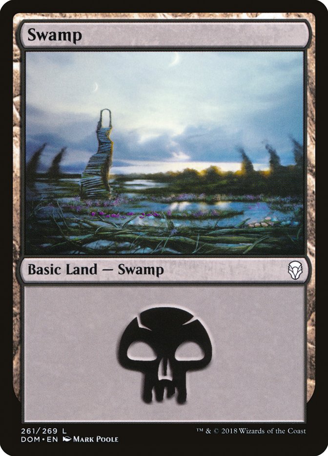 Swamp (261) [Dominaria] | Silver Goblin
