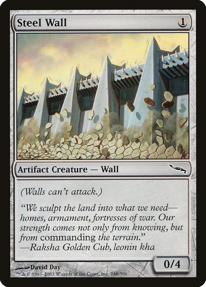 Steel Wall [Mirrodin] | Silver Goblin
