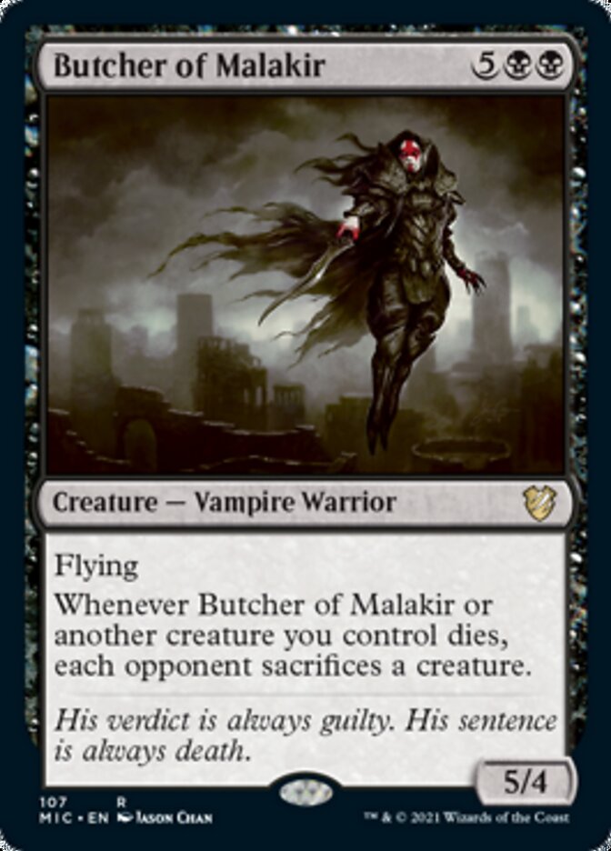 Butcher of Malakir [Innistrad: Midnight Hunt Commander] | Silver Goblin