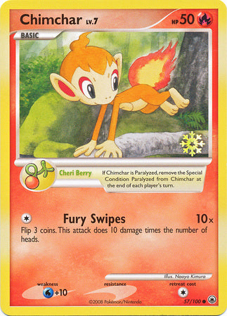 Chimchar (57/100) [Countdown Calendar Promos] | Silver Goblin