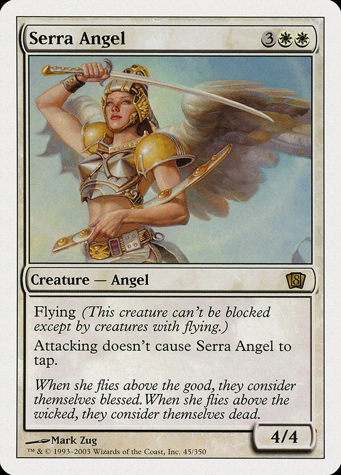 Serra Angel [Eighth Edition] | Silver Goblin