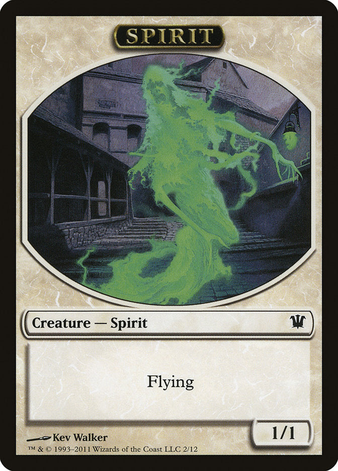 Spirit Token [Innistrad Tokens] | Silver Goblin