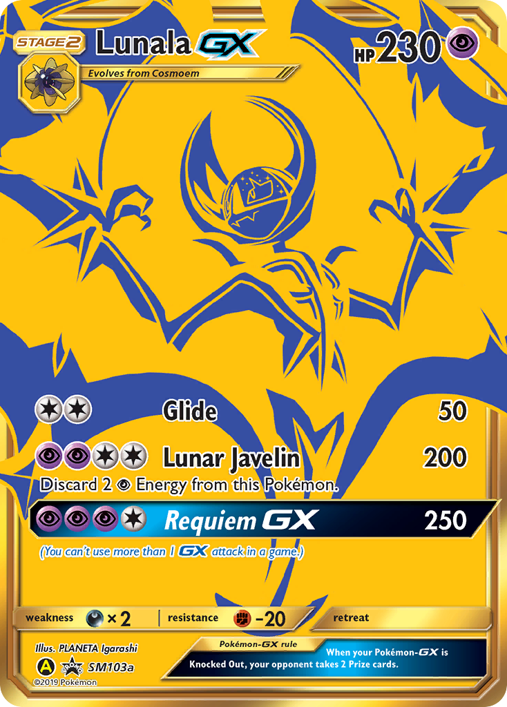 Lunala GX (SM103a) [Sun & Moon: Black Star Promos] | Silver Goblin