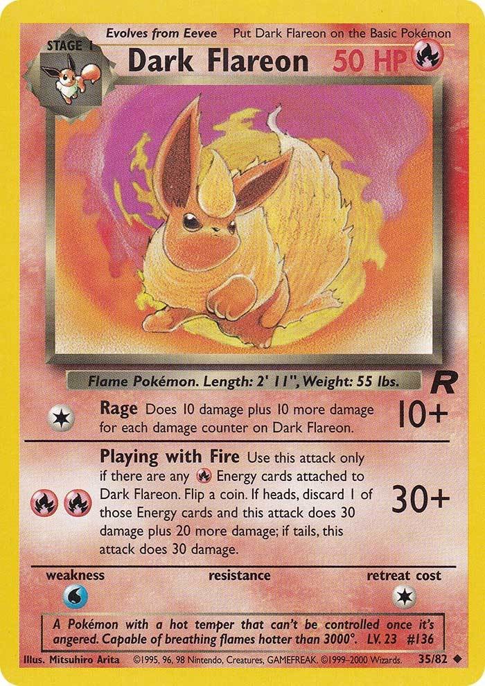 Dark Flareon (35/82) [Team Rocket Unlimited] | Silver Goblin