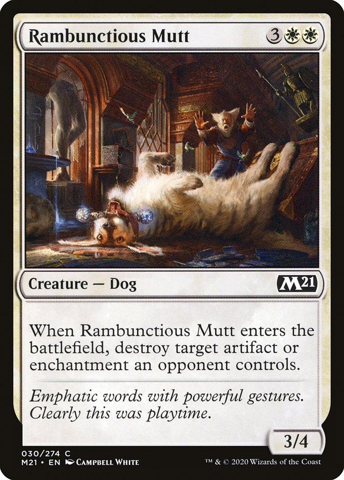 Rambunctious Mutt [Core Set 2021] | Silver Goblin