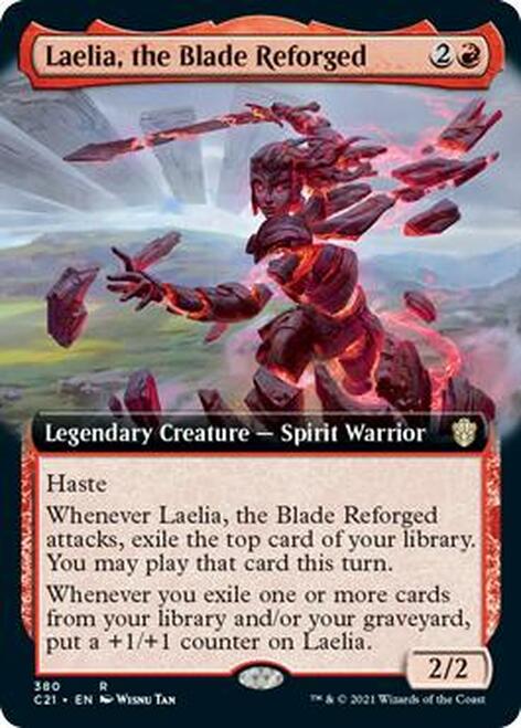 Laelia, the Blade Reforged (Extended Art) [Commander 2021] | Silver Goblin