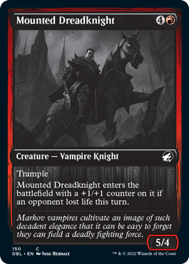 Mounted Dreadknight [Innistrad: Double Feature] | Silver Goblin