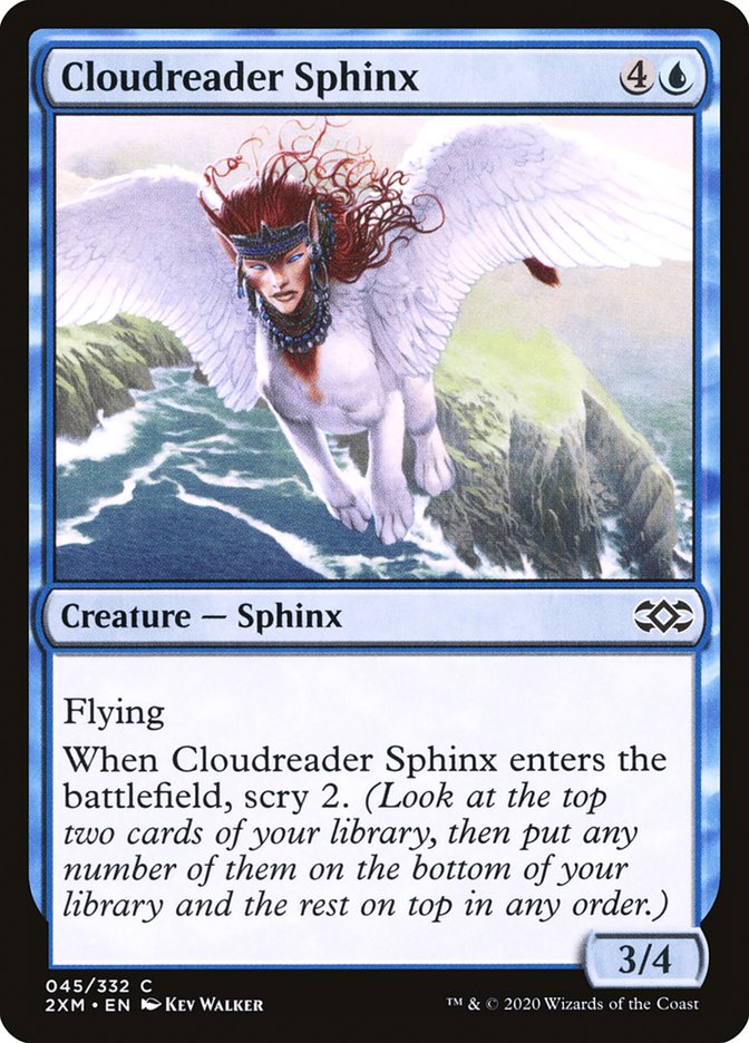 Cloudreader Sphinx [Double Masters] | Silver Goblin