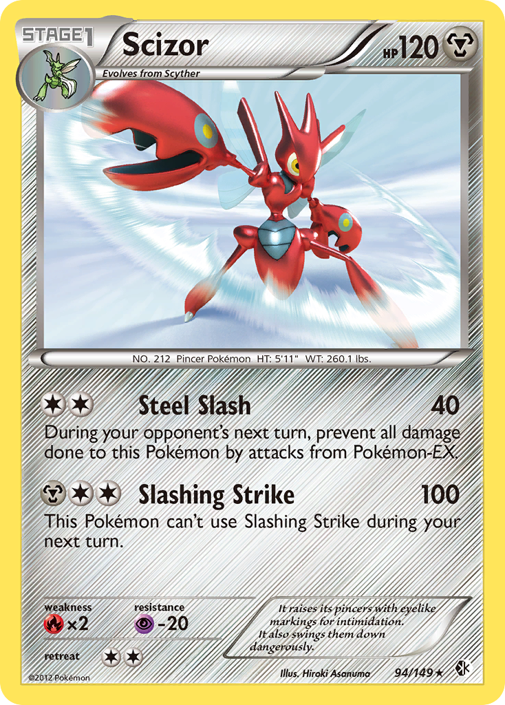 Scizor (94/149) [Black & White: Boundaries Crossed] | Silver Goblin