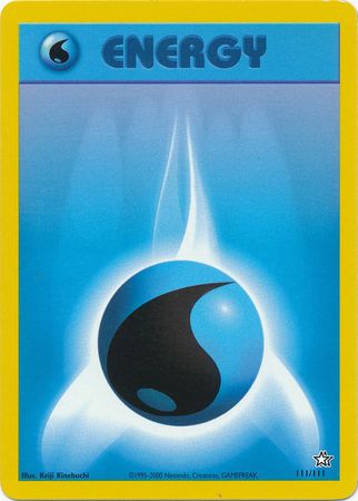 Water Energy (111/111) [Neo Genesis Unlimited] | Silver Goblin